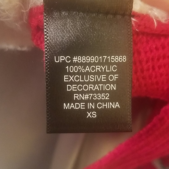 United states sweater size xs camping reindeer - Picture 6 of 6